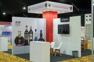 Exhibition booth for GIHOC Distillers