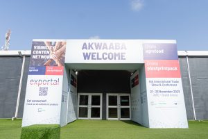 Entrance to trade show event