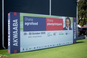 Event banner for Ghana agrofood exhibition